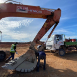 excavator construction